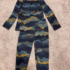 Smartwool Baselayer Multicolor Knit Fabric